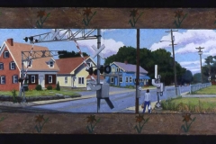 25.East-Hartford-St.-and-Day-Lilies-oil-on-board21x55-2002