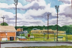 115-Watercolor-Taft-Ball-Field-10x14-2020